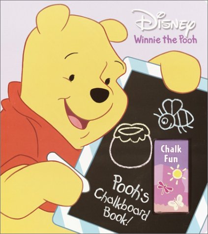 Book cover for Pooh's Chalkboard Book.