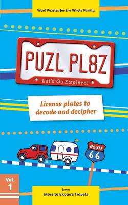 Cover of PUZL PL8Z License plates to decode and decipher