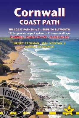 Book cover for Cornwall Coast Path (Trailblazer British Walking Guide)