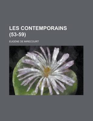 Book cover for Les Contemporains (53-59)