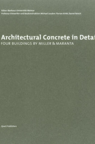 Cover of Architectural Concrete in Detail