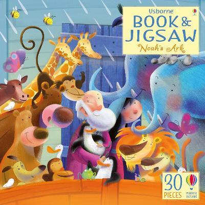 Book cover for Usborne Book and Jigsaw Noah's Ark