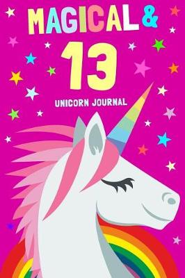 Book cover for Magical & 13 Unicorn Journal