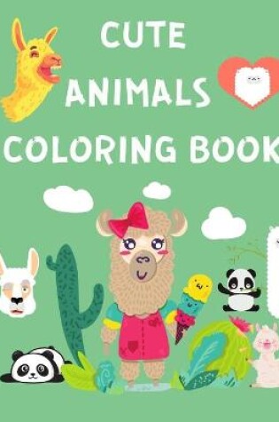 Cover of Cute Animals Coloring Book