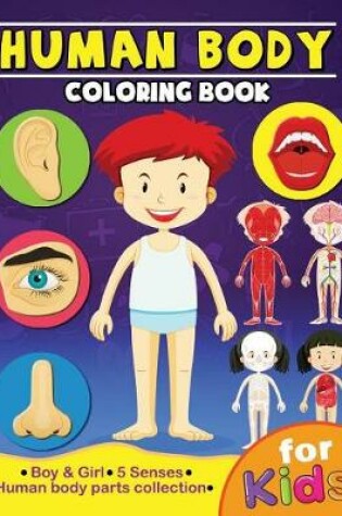 Cover of Human Body Coloring Book for Kids