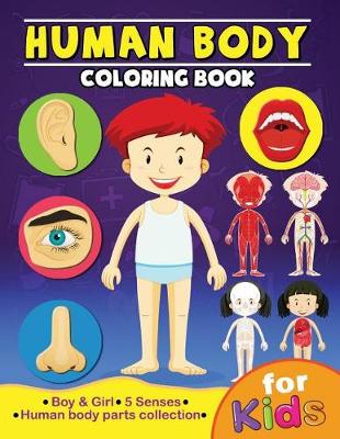 Book cover for Human Body Coloring Book for Kids