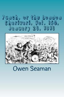 Book cover for Punch, or the London Charivari, Vol. 150, January 26, 1916