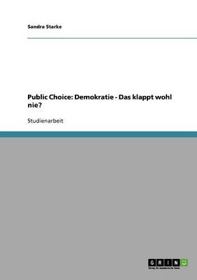 Book cover for Public Choice