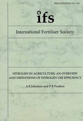 Cover of Nitrogen in Agriculture: An Overview and Definitions of Nitrogen Use Efficiency