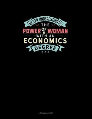 Book cover for Never Underestimate The Power Of A Woman With An Economics Degree