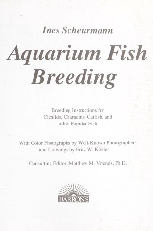 Cover of Aquarium Fish Breeding