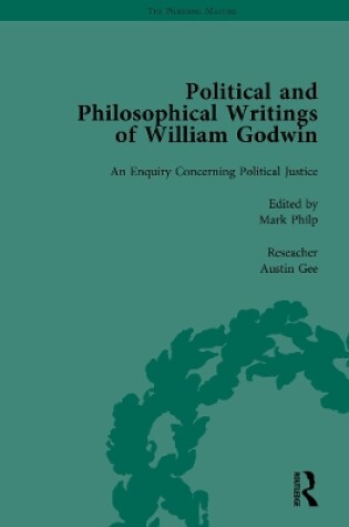 Cover of The Political and Philosophical Writings of William Godwin vol 3
