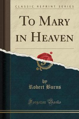 Book cover for To Mary in Heaven (Classic Reprint)