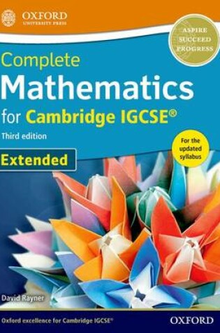 Cover of Extended Mathematics for Cambridge IGCSE