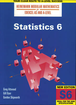 Book cover for Heinemann Modular Maths For Edexcel AS & A Level Statistics 6 (S6)