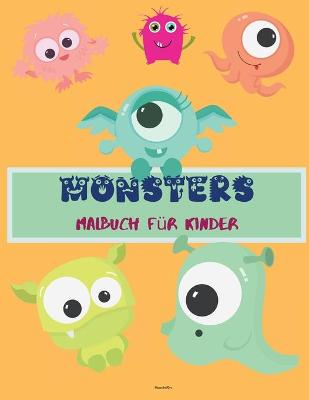 Book cover for Monsters Malbuch für Kinder