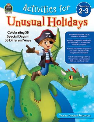 Book cover for Activities for Unusual Holidays: Celebrating 38 Special Days in 38 Different Ways (Gr. 2-3)