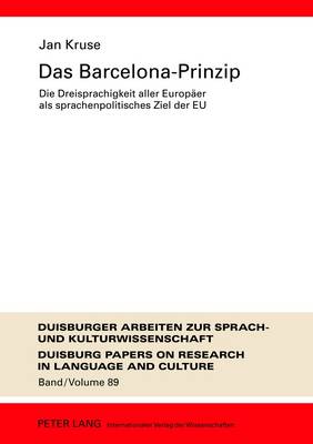 Book cover for Das Barcelona-Prinzip