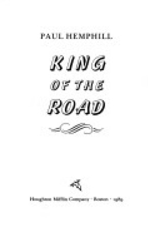 Cover of King of the Road