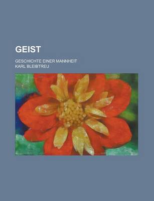 Book cover for Geist; Geschichte Einer Mannheit