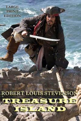 Cover of Treasure Island - Large Print Edition