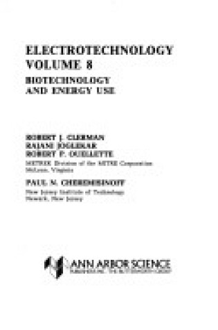 Cover of Biotechnology and Energy Use