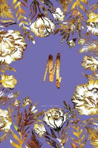 Cover of M Journal - Gold Purple