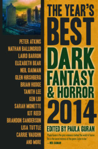 Cover of The Year's Best Dark Fantasy & Horror 2014 Edition