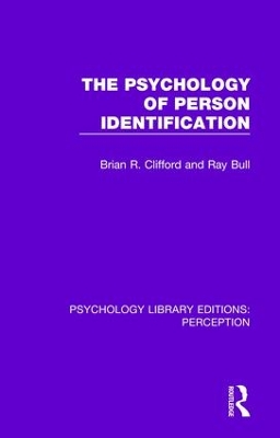 Cover of The Psychology of Person Identification