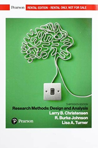 Cover of Research Methods, Design, and Analysis [rental Edition]