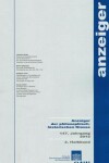 Book cover for Anzeiger Der Philosophisch-Historischen Klasse, 147. Jahrgang 2012, 2. Halbband