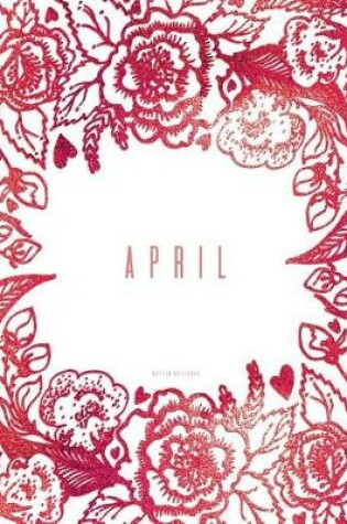 Cover of April. Dotted Notebook