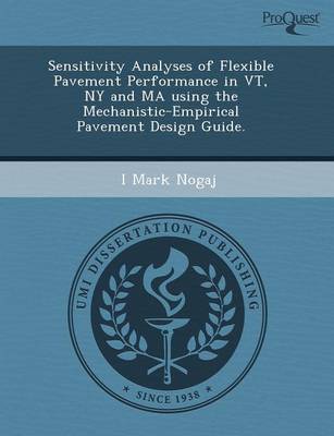 Book cover for Sensitivity Analyses of Flexible Pavement Performance in VT