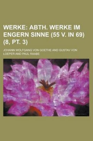 Cover of Werke (8, PT. 3)