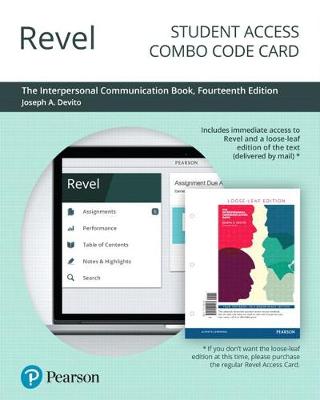 Book cover for Revel for the Interpersonal Communication Book -- Combo Access Card