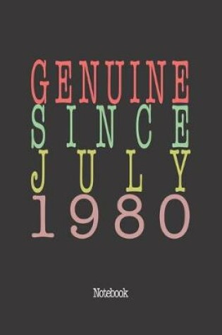 Cover of Genuine Since July 1980