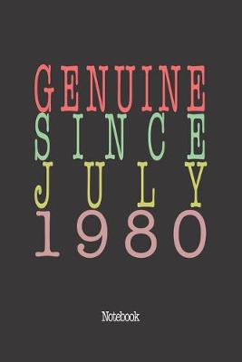 Book cover for Genuine Since July 1980