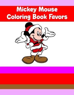 Book cover for Mickey Mouse Coloring Book Favors