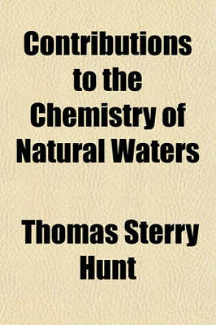 Cover of Contributions to the Chemistry of Natural Waters