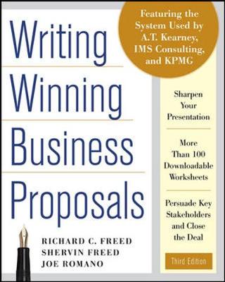 Book cover for Writing Winning Business Proposals, Third Edition