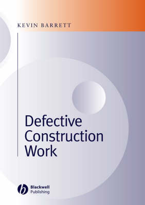 Book cover for Defective Construction Work