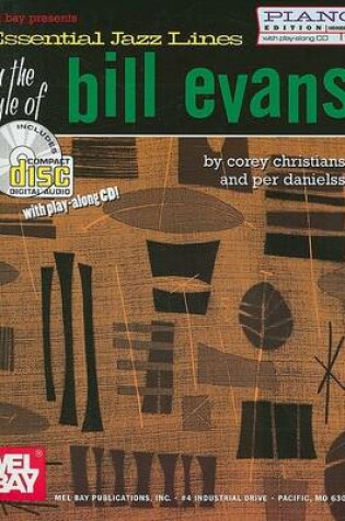 Cover of Essential Jazz Lines in the Style of Bill Evans