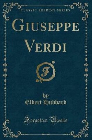 Cover of Giuseppe Verdi (Classic Reprint)