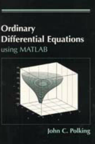 Cover of Using Matlab for Differential Equations