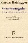 Book cover for Martin Heidegger, Gesamtausgabe. 1. Abteilung Veroffentlichte Schriften