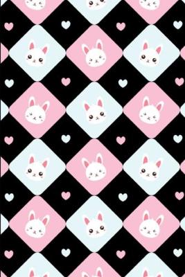 Book cover for Cute Rabbit Faces Pattern