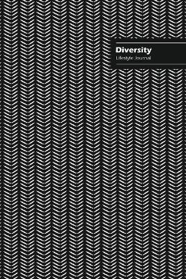 Book cover for Diversity Lifestyle Journal, Creative Write-in Notebook, Dotted Lines, Wide Ruled, Medium Size (A5), 6 x 9 Inch (Black)