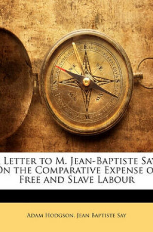 Cover of A Letter to M. Jean-Baptiste Say