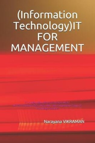 Cover of (Information Technology)IT FOR MANAGEMENT