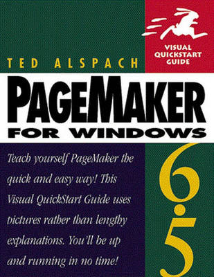 Book cover for PageMaker 6.5 for Windows